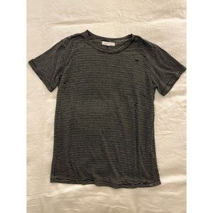 BOUTIQUE BLACK & WHITE STRIPED TEE